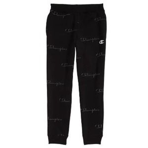 NWT Kid's Champion Fleece Logo Jogger Pants Size Large Black
